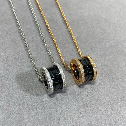 [Grace Jewelry]ZERO 1 DIAMOND CERAMIC NECKLACE