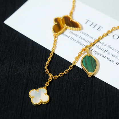 [Grace Jewelry]LUCKY SPRING 5 MOTIF GOLD BRACELET