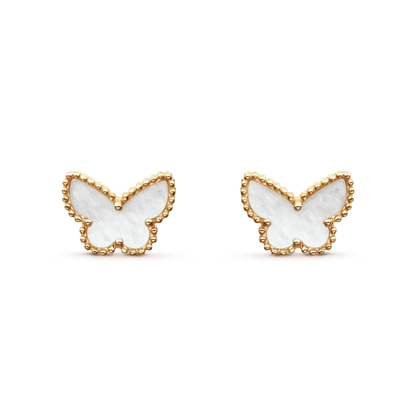 [Grace Jewelry]SWEET BUTTERFLY MOP EARSTUDS