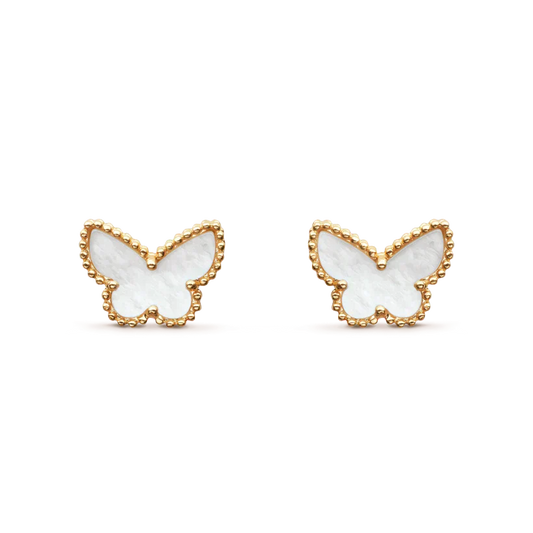 [Grace Jewelry]SWEET BUTTERFLY MOP EARSTUDS