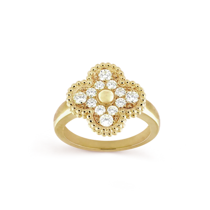 [Grace Jewelry]CLOVER DIAMOND RING