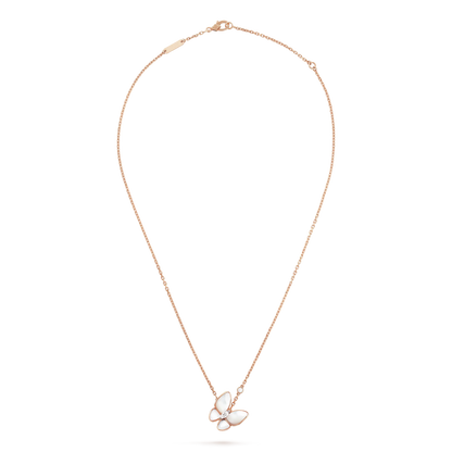 [Grace Jewelry]BUTTERFLY MOP DIAMOND NECKLACE