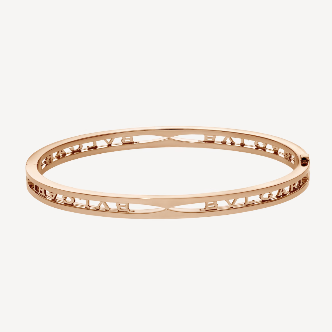 [Grace Jewelry]ZERO 1 SPIRAL LOGO PINK GOLD BRACELET