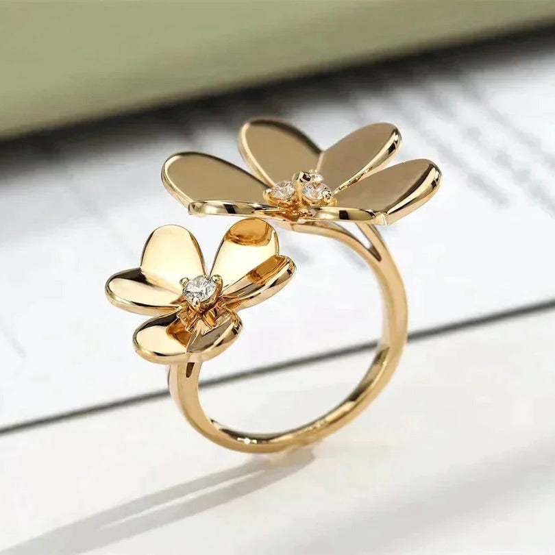 [Grace Jewelry]CLOVER COMOS GOLD DIAMOND RING