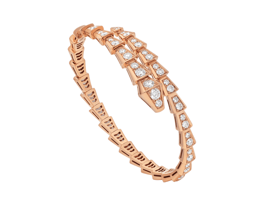 [Grace Jewelry]SERPENTI BRACELET 6.8MM PINK GOLD DIAMOND