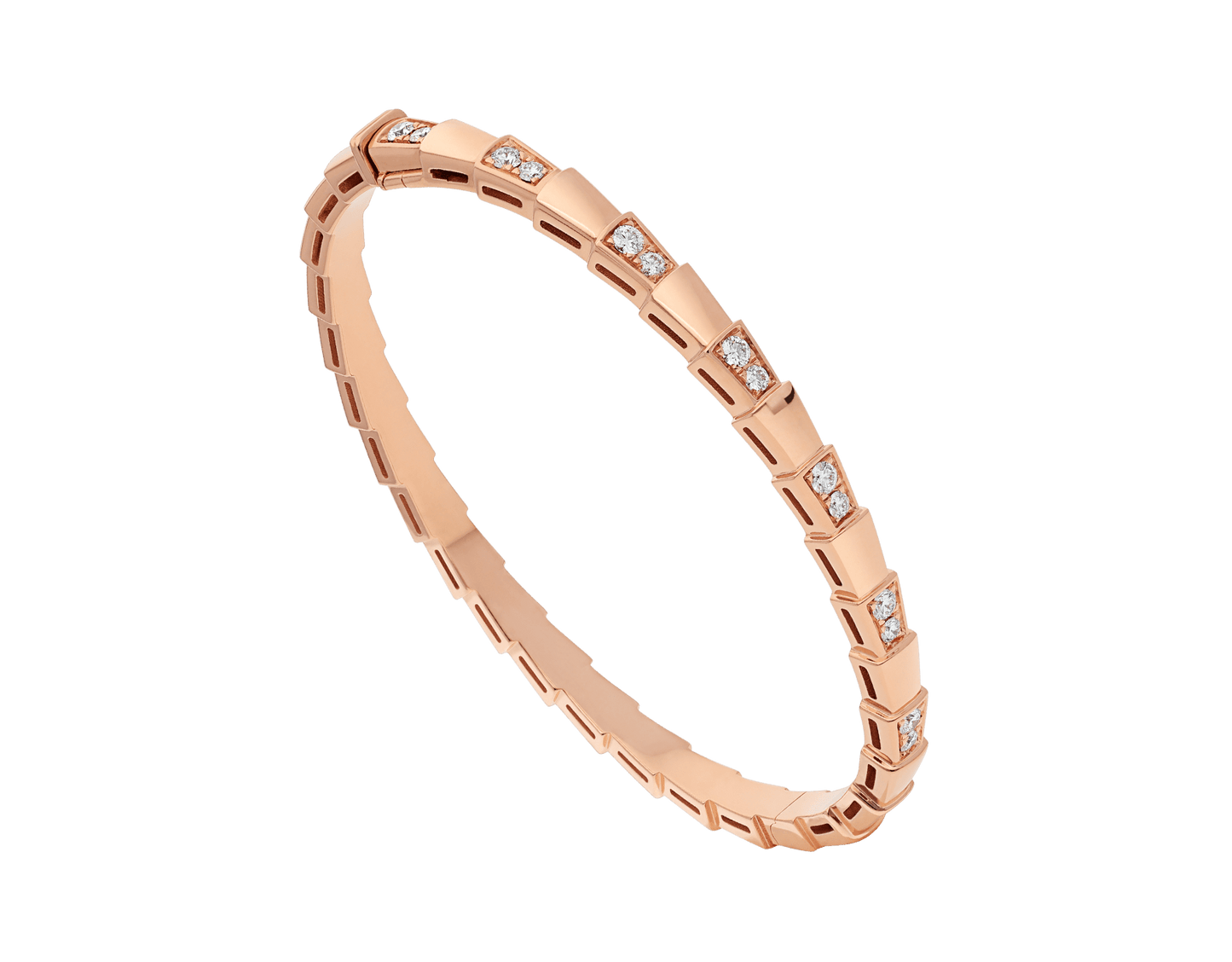 [Grace Jewelry]SERPENTI SMALL BRACELET PINK GOLD DIAMOND