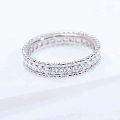 [Grace Jewelry]PERLEE DIAMOND SILVER RING