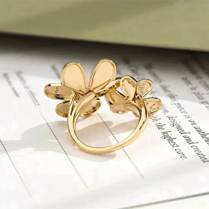 [Grace Jewelry]CLOVER COMOS GOLD DIAMOND RING