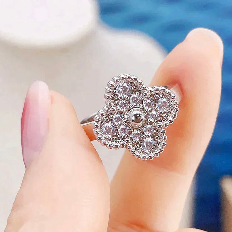 [Grace Jewelry]CLOVER DIAMOND RING