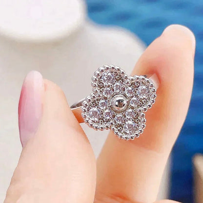 [Grace Jewelry]CLOVER DIAMOND RING