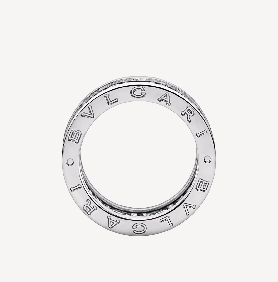 [Grace Jewelry]ZERO 1 WITH PAVED DIAMONDS ON THE SPIRAL RING