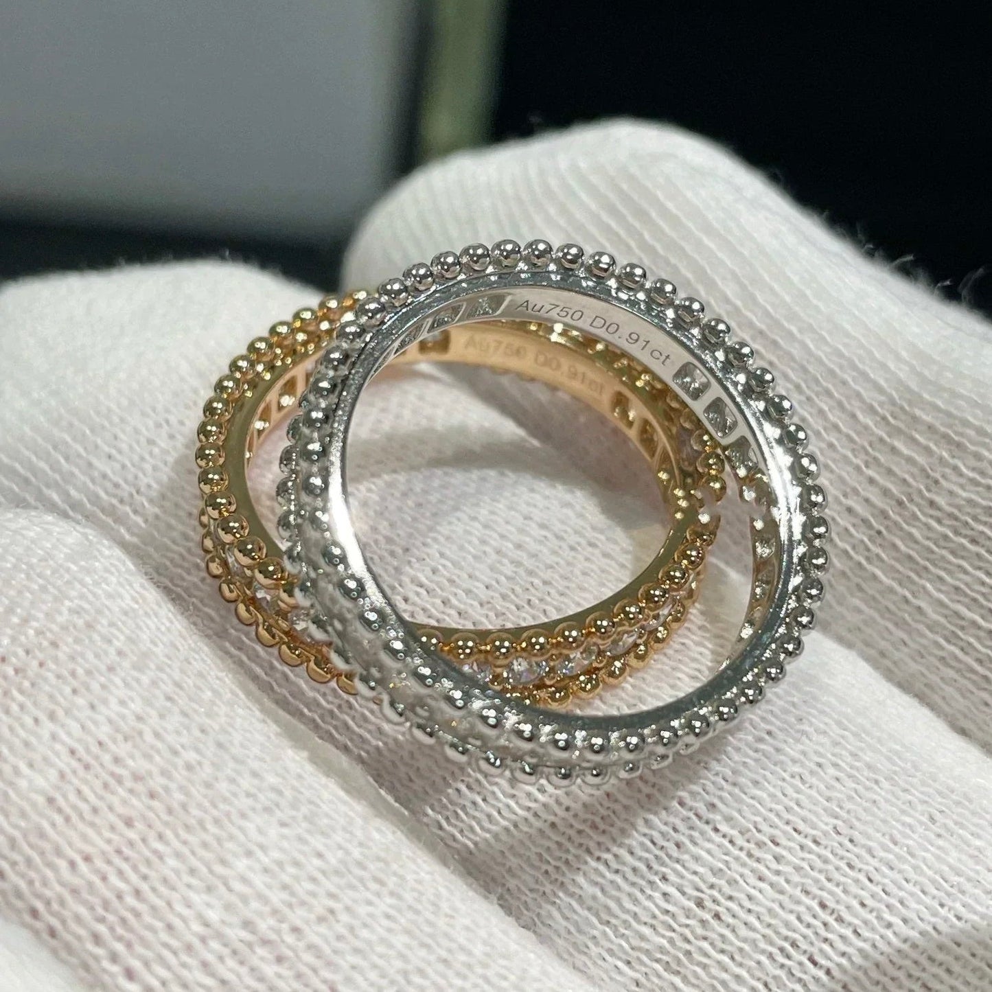 [Grace Jewelry]PERLEE DIAMOND SILVER RING