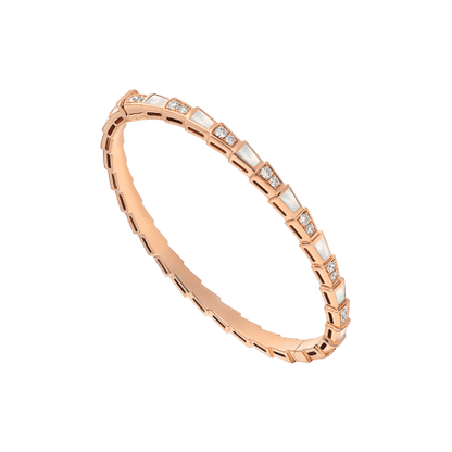 [Grace Jewelry]SERPENTI BRACELET PINK GOLD MOP DIAMOND