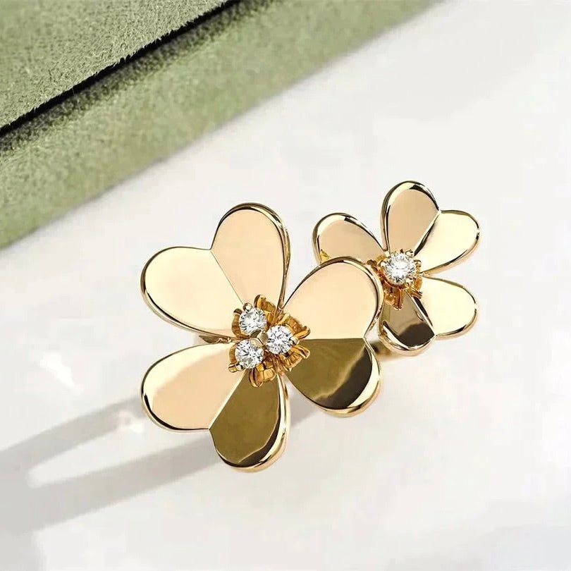 [Grace Jewelry]CLOVER COMOS GOLD DIAMOND RING