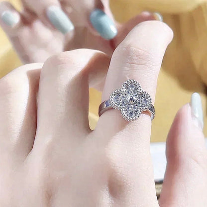 [Grace Jewelry]CLOVER DIAMOND RING