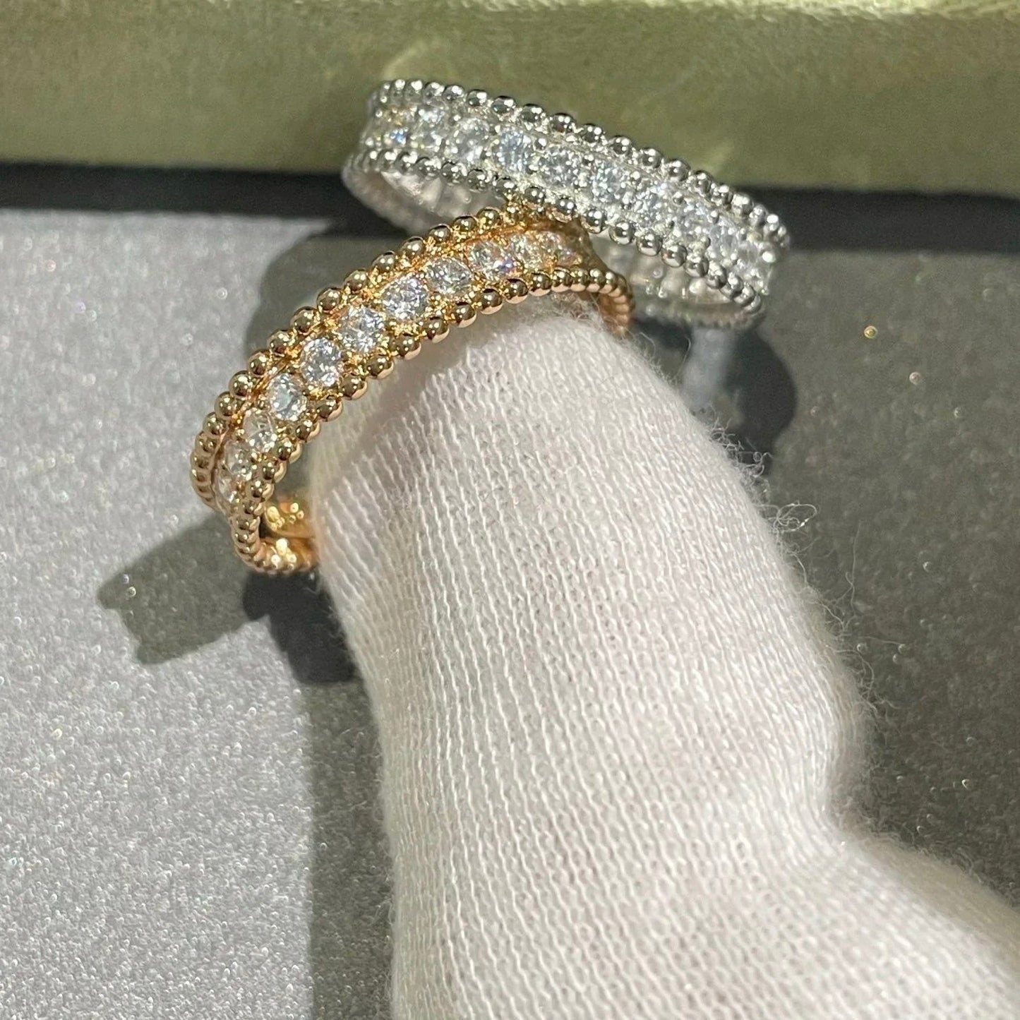 [Grace Jewelry]PERLEE DIAMOND SILVER RING