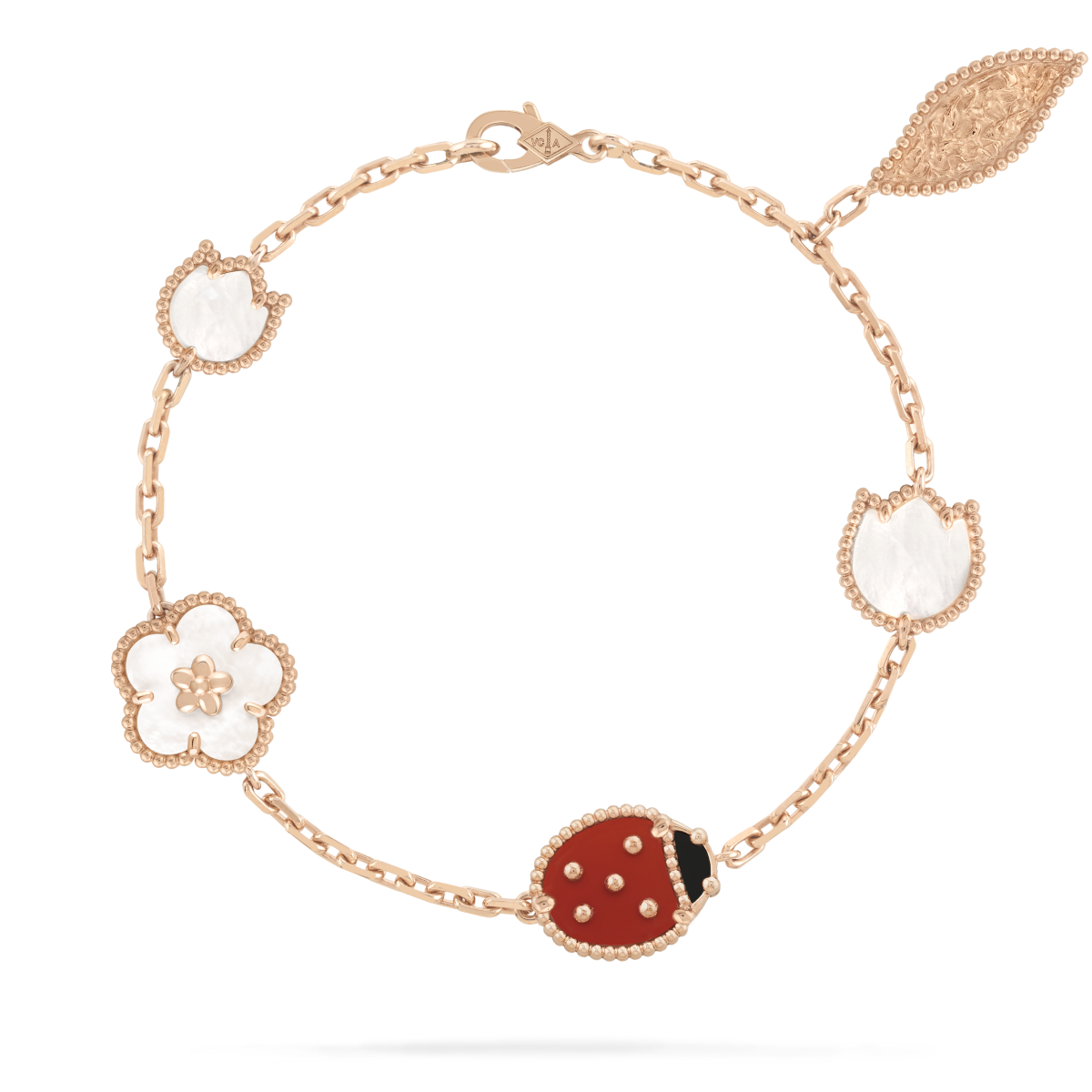 [Grace Jewelry]LUCKY SPRING 5 MOTIF BRACELET