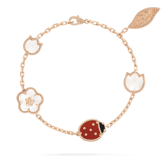 [Grace Jewelry]LUCKY SPRING 5 MOTIF BRACELET