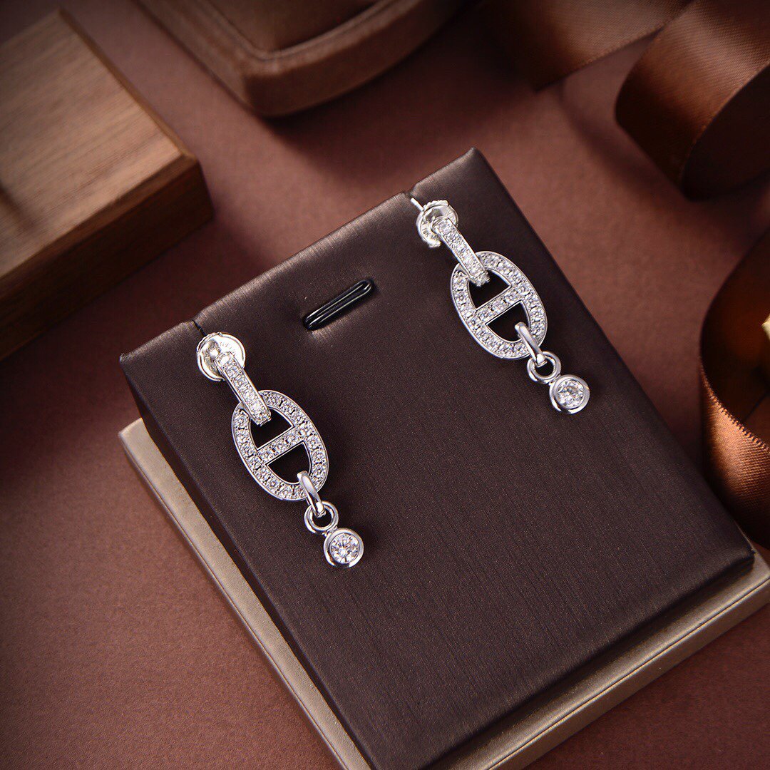 [Grace Jewelry]HM CHAINE DIAMOND EARRINGS