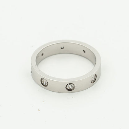 [Grace Jewelry]LOVE RING 3.6MM 8 DIAMONDS