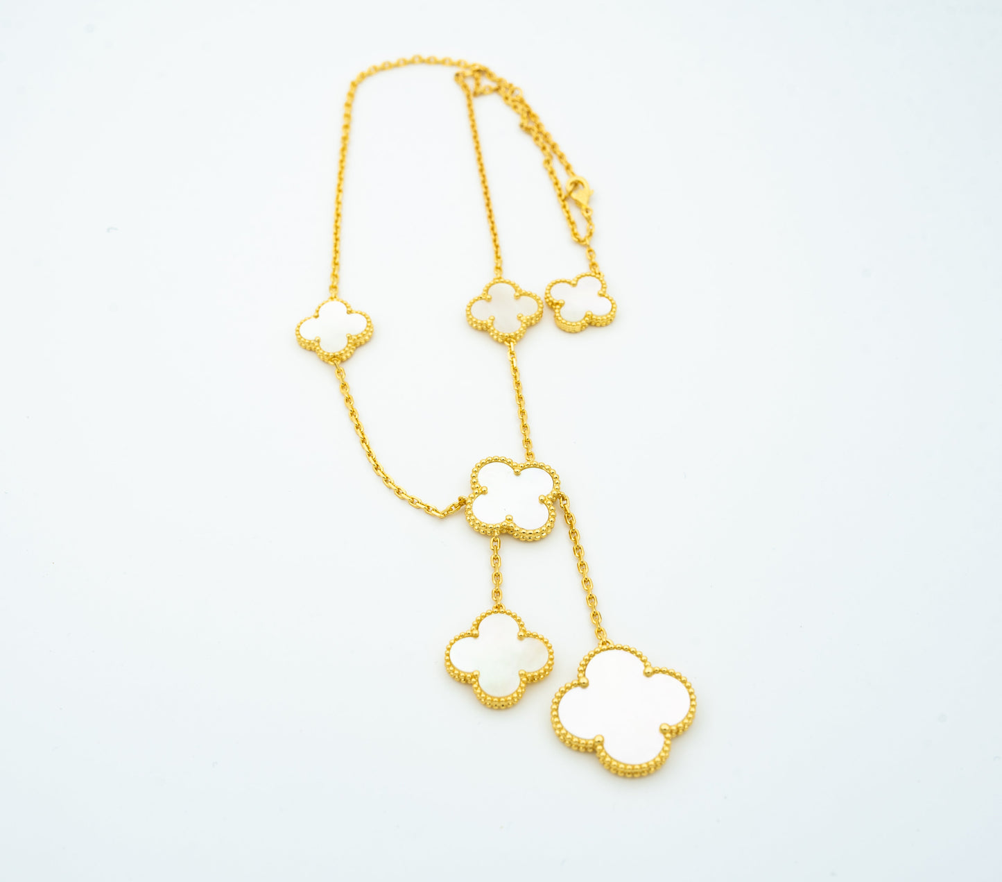 [Grace Jewelry]CLOVER MOTHER OF PEARL NECKLACE 6 MOTIF