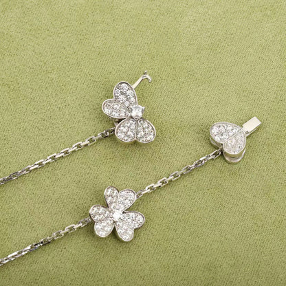 [Grace Jewelry]FRIVOLE SILVER 9 FLOWERS NECKLACE