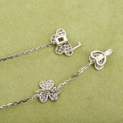 [Grace Jewelry]FRIVOLE SILVER 9 FLOWERS NECKLACE