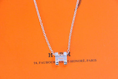 [Grace Jewelry]HM NECKLACE H LETTER OVAL SERIES