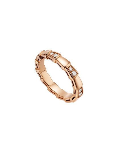 [Grace Jewelry]SERPENTI RING PINK GOLD  3MM