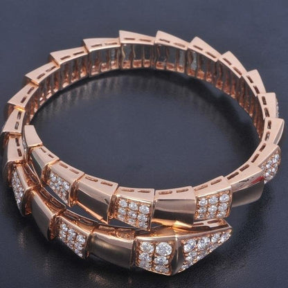 [Grace Jewelry]SERPENTI BRACELET PINK GOLD DIAMOND