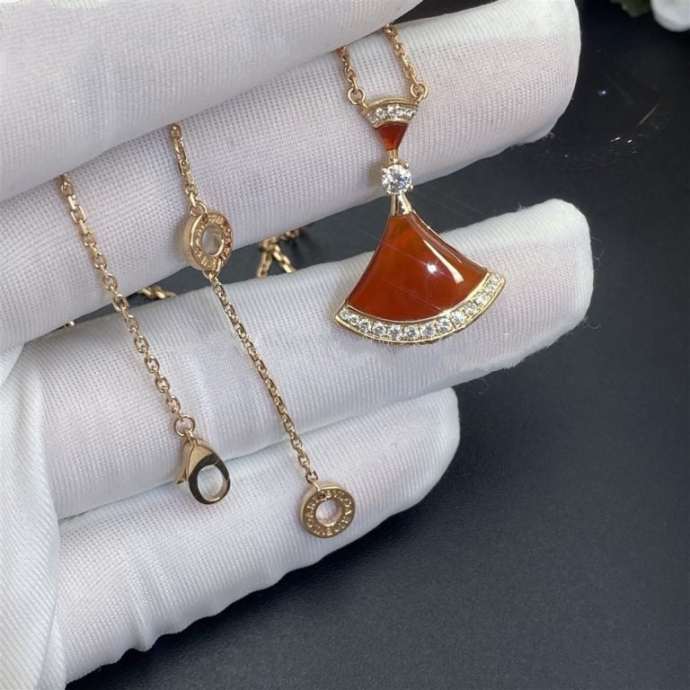 [Grace Jewelry]DREAM NECKLACE CARNELIAN DIAMOND