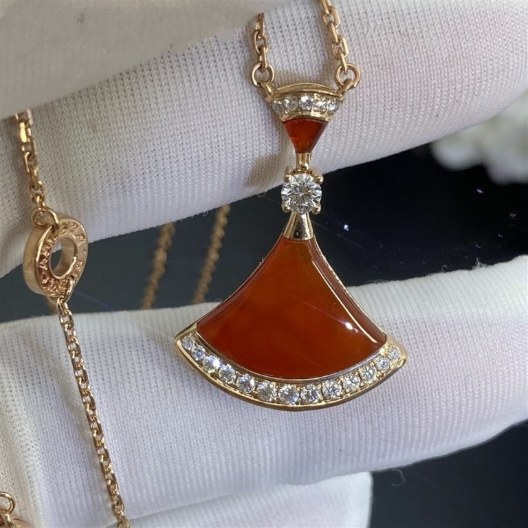 [Grace Jewelry]DREAM NECKLACE CARNELIAN DIAMOND