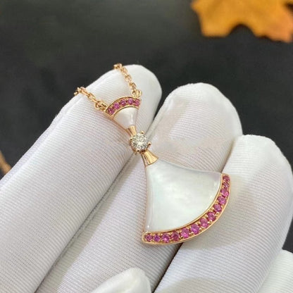 [Grace Jewelry]DREAM NECKLACE MOP PINK DIAMOND