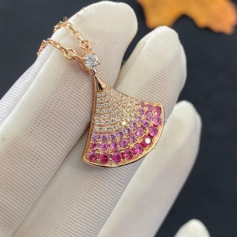 [Grace Jewelry]DREAM NECKLACE PINK GOLD PINK DIAMOND