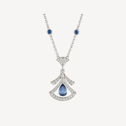 [Grace Jewelry]DREAM NECKLACE AGATE DIAMOND SILVER