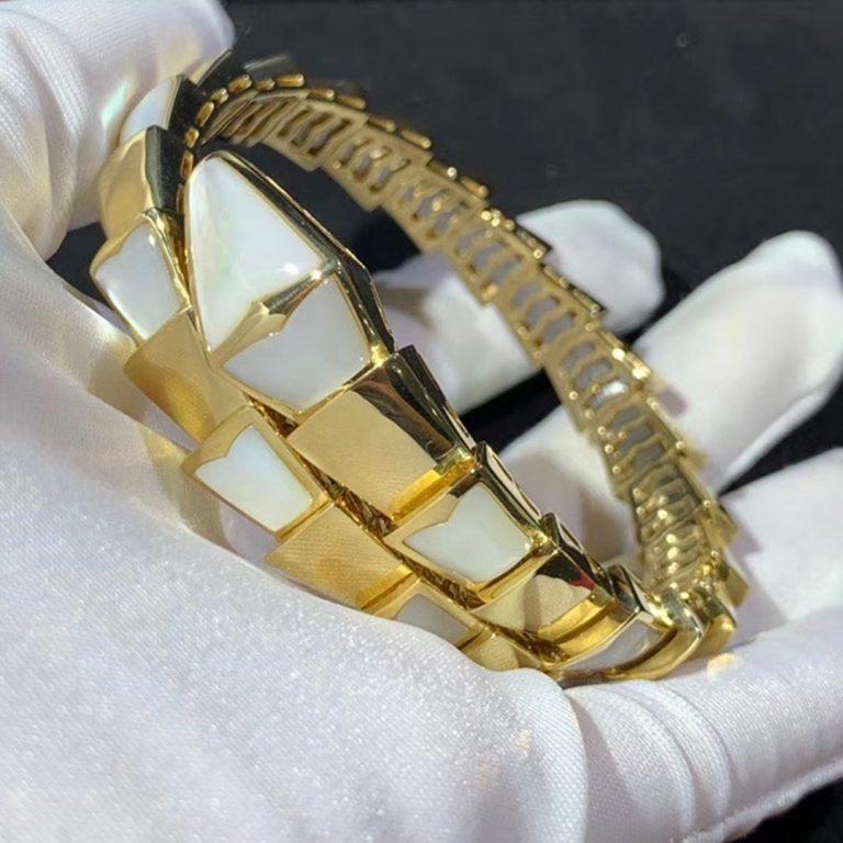 [Grace Jewelry]SERPENTI BRACELET MOP GOLD