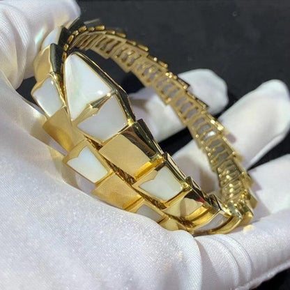 [Grace Jewelry]SERPENTI BRACELET MOP GOLD