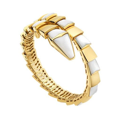 [Grace Jewelry]SERPENTI BRACELET MOP GOLD