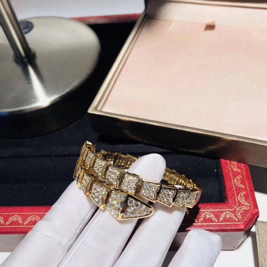 [Grace Jewelry]SERPENTI BRACELET 8MM GOLD DIAMOND