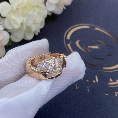 [Grace Jewelry]SERPENTI RING PINK GOLD DIAMOND