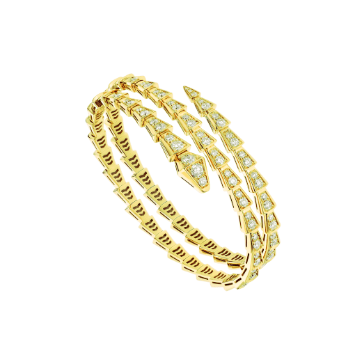 [Grace Jewelry]SERPENTI BRACELET GOLD DIAMOND DOUBLE ROW