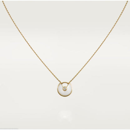 [Grace Jewelry]AMULETTE ROSE GOLD MOP NECKLACE