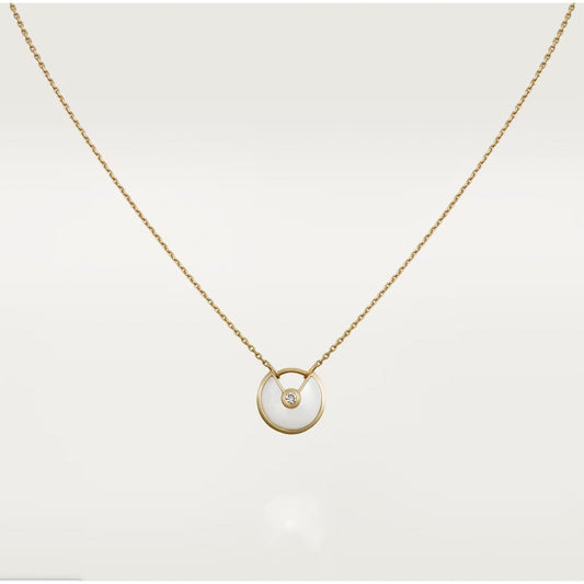 [Grace Jewelry]AMULETTE ROSE GOLD MOP NECKLACE