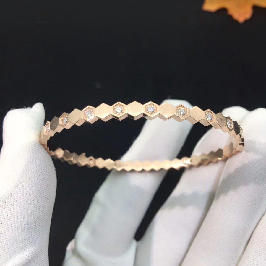 [Grace Jewelry]BEE LOVE PINK GOLD DIAMOND BRACELET