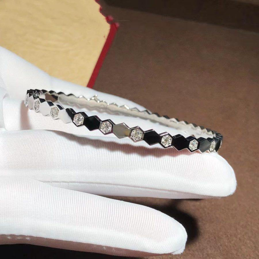 [Grace Jewelry]BEE LOVE SILVER DIAMOND BRACELET