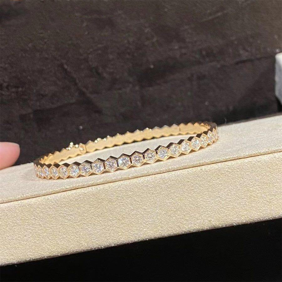 [Grace Jewelry]BEE LOVE GOLD BRACELET FULL DIAMOND