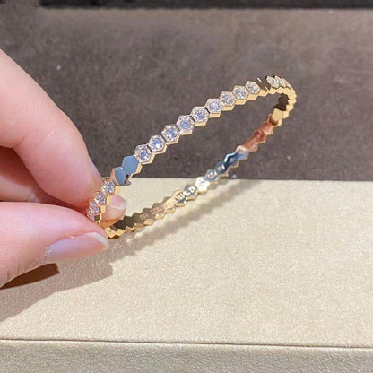 [Grace Jewelry]BEE LOVE GOLD BRACELET FULL DIAMOND