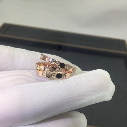 [Grace Jewelry]BEE LOVE RING PINK GOLD DIAMOND