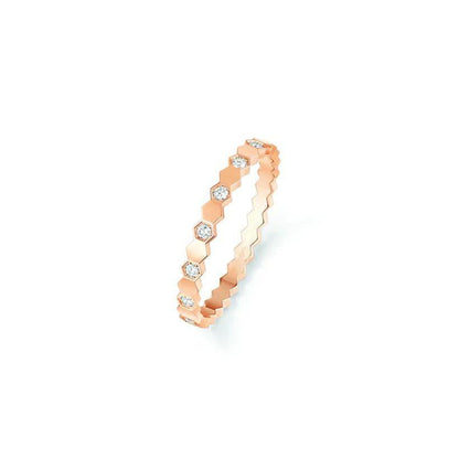 [Grace Jewelry]BEE LOVE RING PINK GOLD DIAMOND