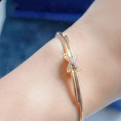 [Grace Jewelry]JEUX DE BRACELET PINK GOLD DIAMONDS